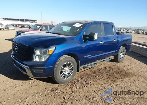 2021 Nissan Titan Sv 4X2 from USA, damaged, VIN 1N6AA1EF6MN534484